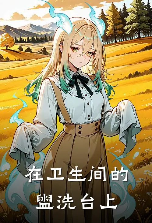 在卫生间的盥洗台上