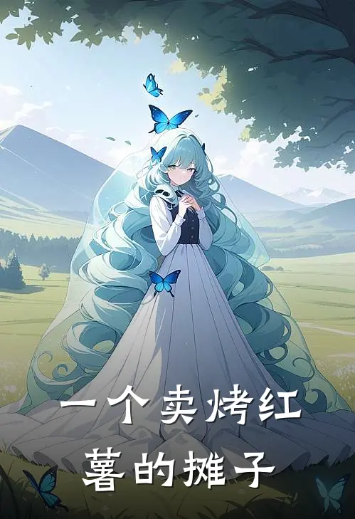 一个卖烤红薯的摊子