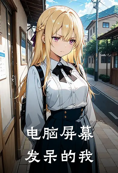 电脑屏幕发呆的我