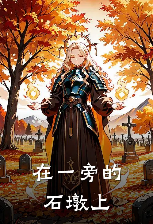 在一旁的石墩上