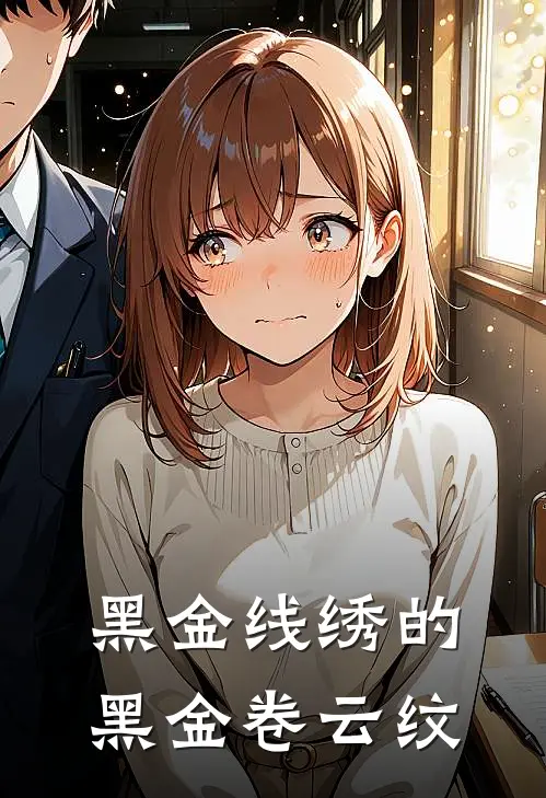 黑金线绣的黑金卷云纹