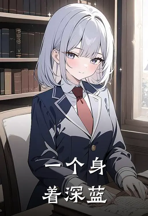 一个身着深蓝