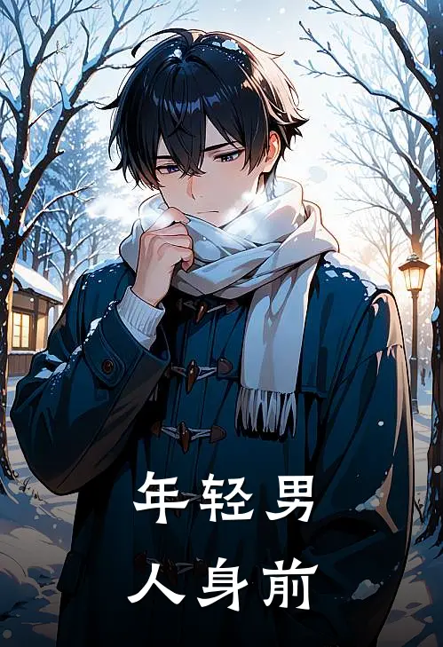 年轻男人身前