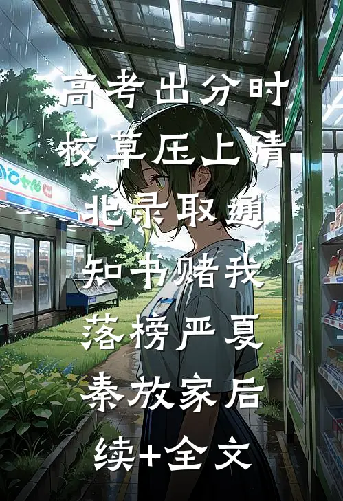 高考出分时，校草压上清北录取通知书赌我落榜严夏秦放家后续+全文