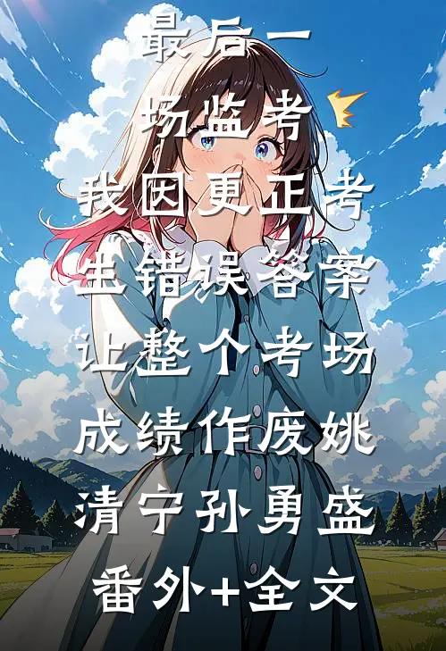 最后一场监考，我因更正考生错误答案，让整个考场成绩作废姚清宁孙勇盛(番外)+(全文)