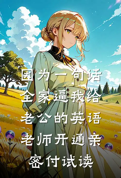 因为一句话，全家逼我给老公的英语老师开通亲密付试读