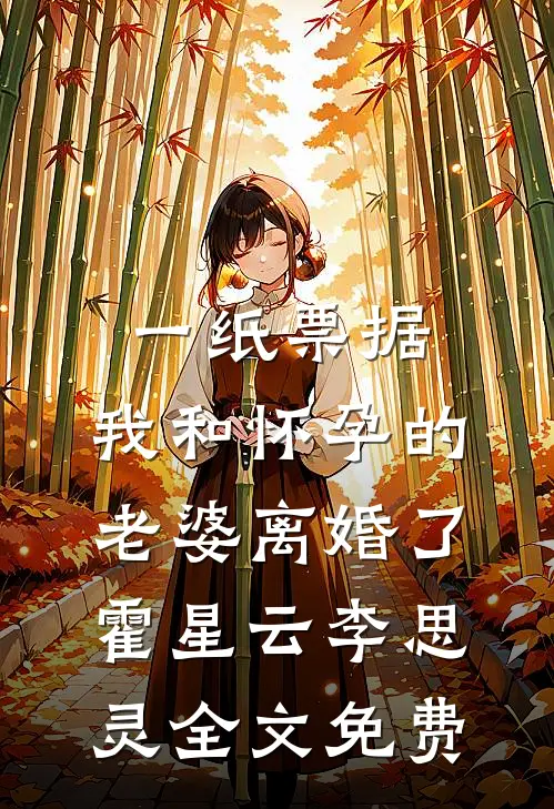 一纸票据，我和怀孕的老婆离婚了霍星云李思灵全文免费