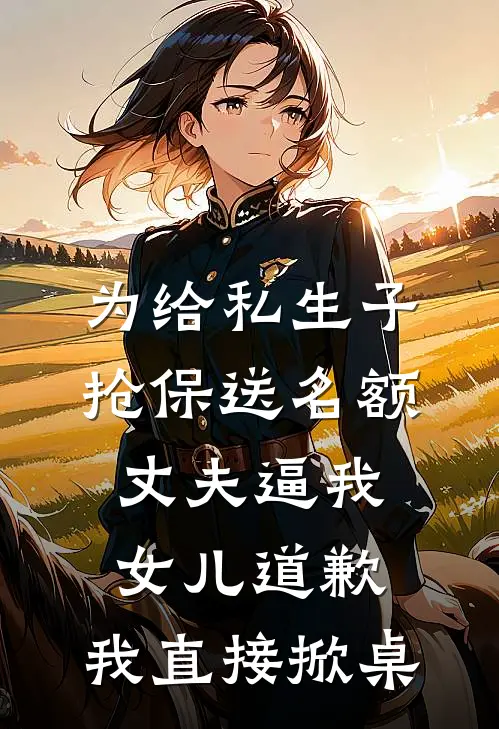 为给私生子抢保送名额，丈夫逼我女儿道歉，我直接掀桌