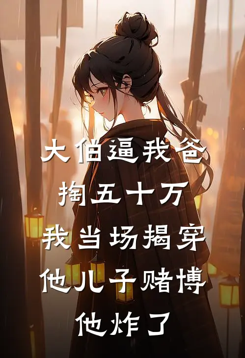 大伯逼我爸掏五十万，我当场揭穿他儿子赌博，他炸了