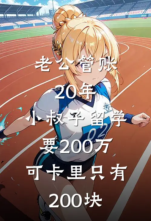 老公管账20年，小叔子留学要200万，可卡里只有200块