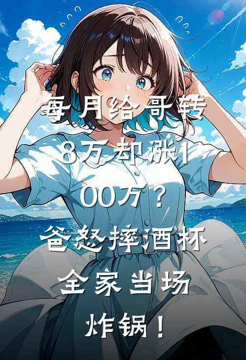 每月给哥转8万却涨100万？爸怒摔酒杯，全家当场炸锅！