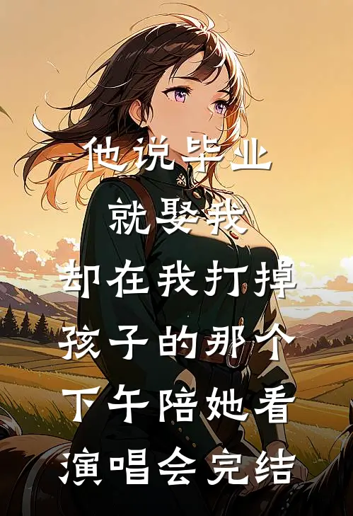 他说毕业就娶我，却在我打掉孩子的那个下午陪她看演唱会完结
