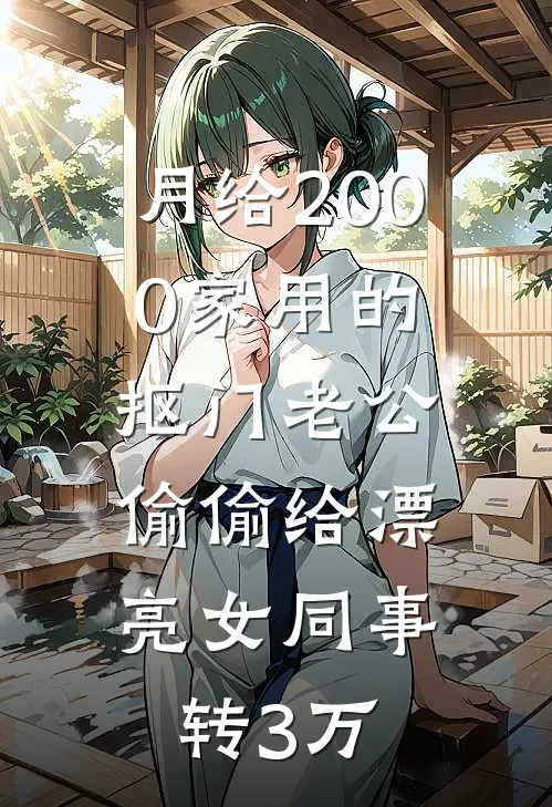 月给2000家用的抠门老公，偷偷给漂亮女同事转3万