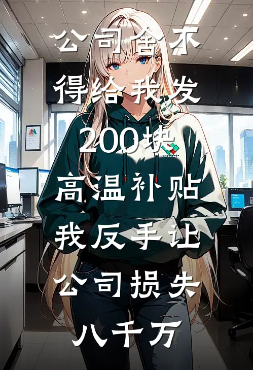 公司舍不得给我发200块高温补贴，我反手让公司损失八千万