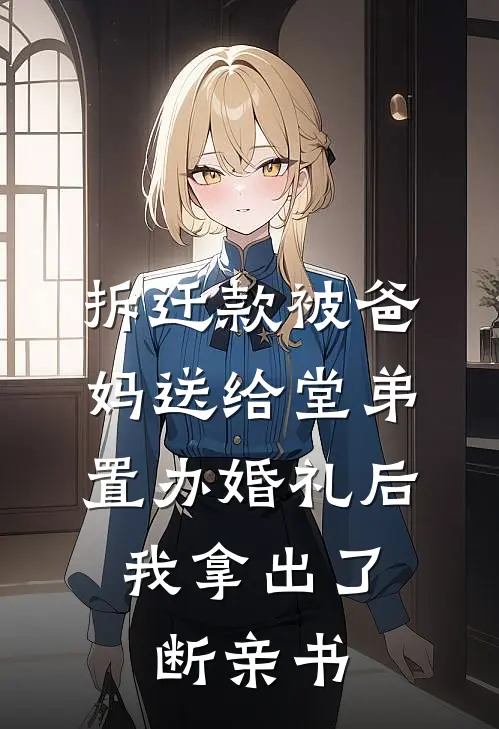 拆迁款被爸妈送给堂弟置办婚礼后，我拿出了断亲书