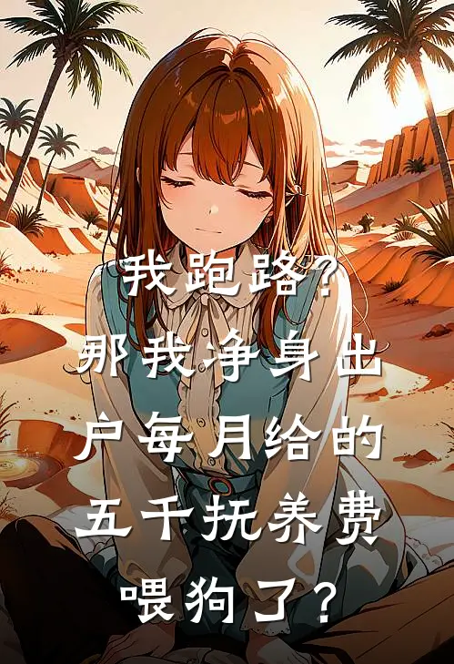 我跑路？那我净身出户每月给的五千抚养费喂狗了？