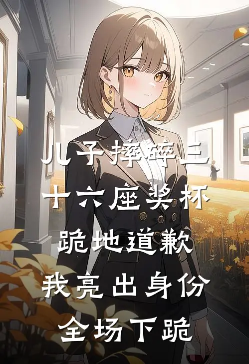 儿子摔碎三十六座奖杯跪地道歉，我亮出身份全场下跪