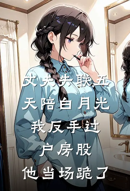 丈夫失联五天陪白月光，我反手过户房股，他当场跪了