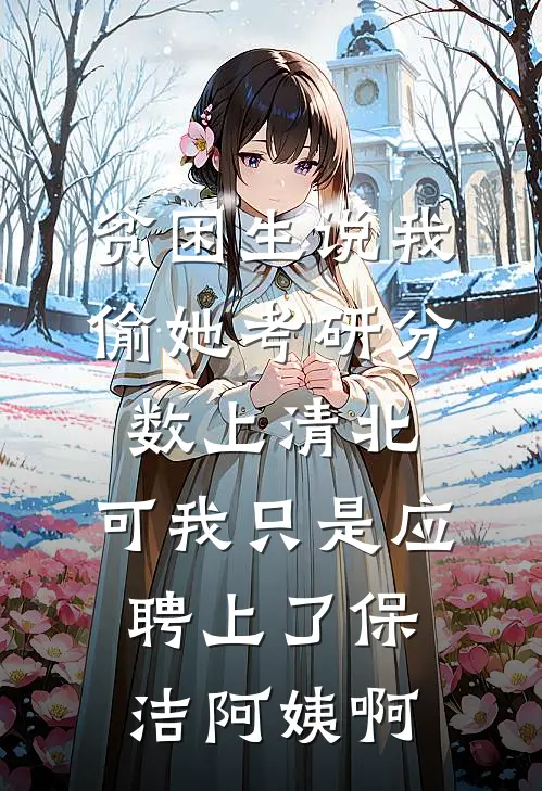 贫困生说我偷她考研分数上清北，可我只是应聘上了保洁阿姨啊