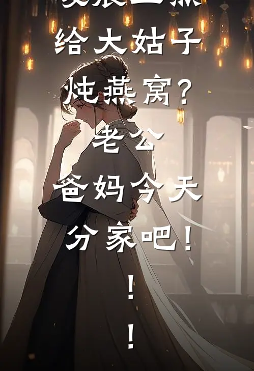 凌晨五点给大姑子炖燕窝?老公：爸妈今天分家吧！！！