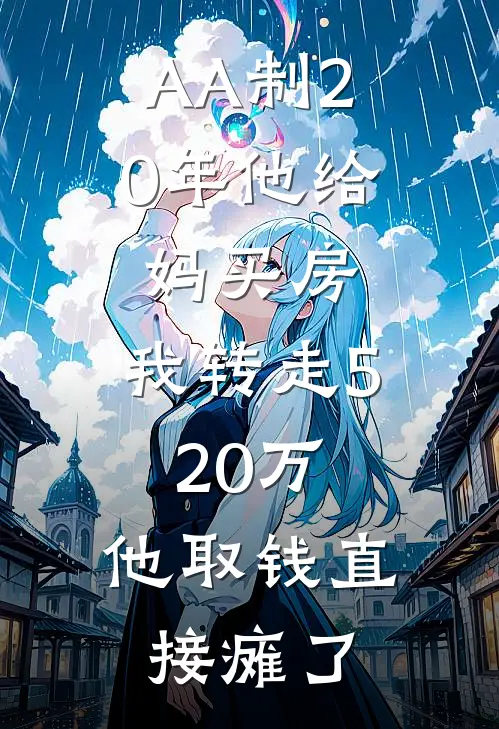 AA制20年他给妈买房，我转走520万，他取钱直接瘫了