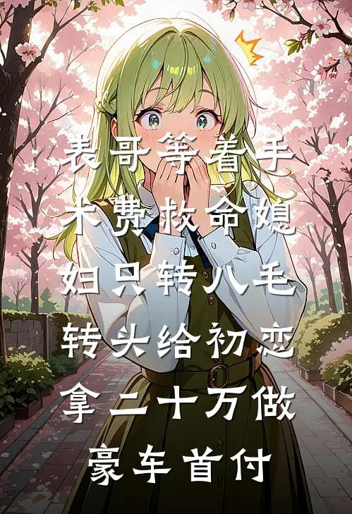 表哥等着手术费救命媳妇只转八毛,转头给初恋拿二十万做豪车首付