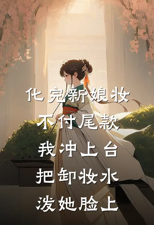 化完新娘妆不付尾款，我冲上台把卸妆水泼她脸上