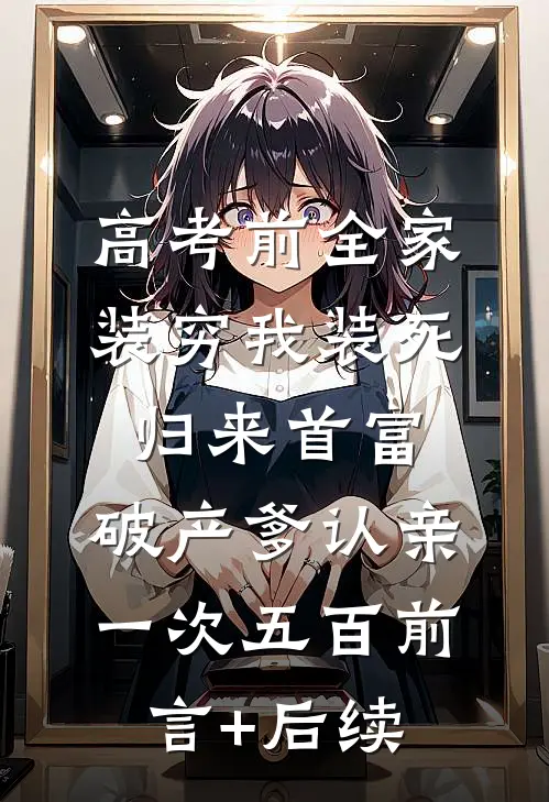 高考前全家装穷我装死，归来首富，破产爹认亲一次五百前言+后续