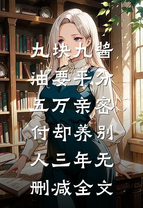 九块九酱油要平分，五万亲密付却养别人三年无删减全文