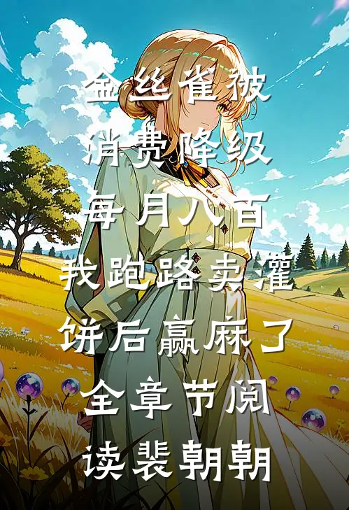 裴朝朝薄丞砚金丝雀被消费降级每月八百，我跑路卖灌饼后赢麻了全章节阅读裴朝朝最新章节在线阅读_裴朝朝薄丞砚完整版阅读