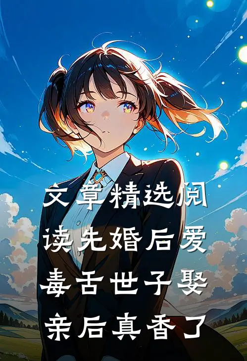 文章精选阅读先婚后爱：毒舌世子娶亲后真香了