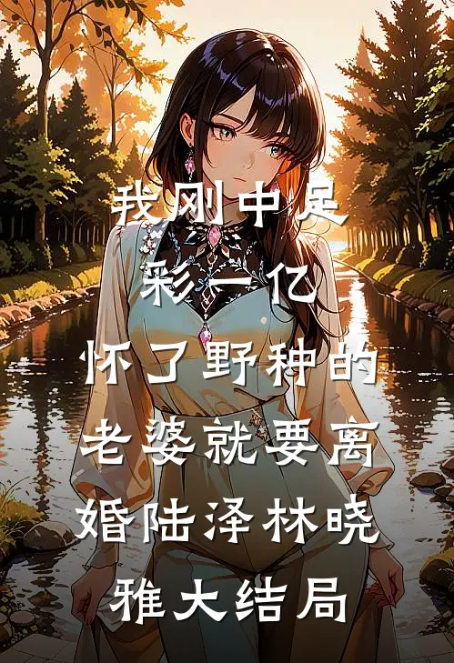 我刚中足彩一亿，怀了野种的老婆就要离婚陆泽林晓雅大结局