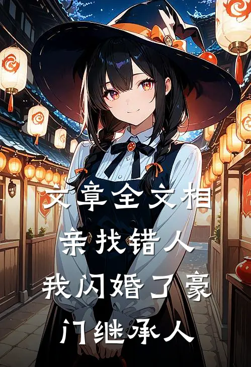 文章全文相亲找错人，我闪婚了豪门继承人