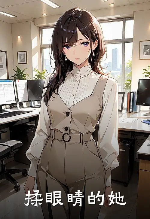 揉眼睛的她