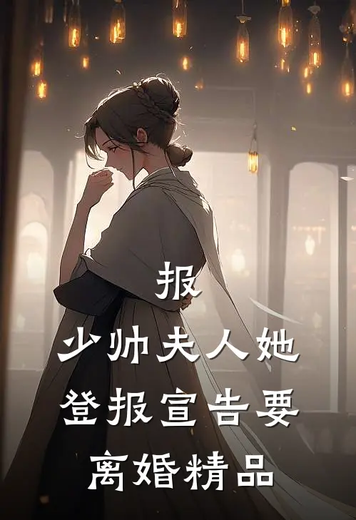 报，少帅夫人她登报宣告要离婚精品