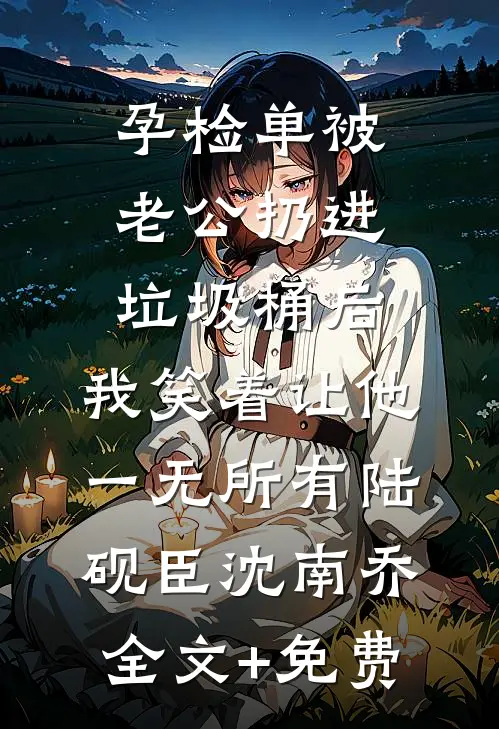 孕检单被老公扔进垃圾桶后，我笑着让他一无所有陆砚臣沈南乔全文+免费