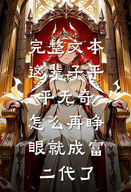 完整文本这辈子平平无奇，怎么再睁眼就成富二代了