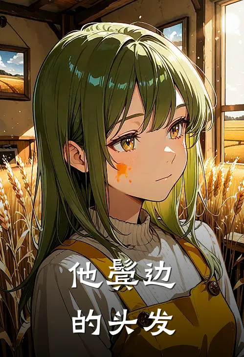 他鬓边的头发