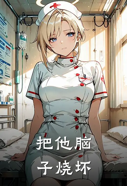 把他脑子烧坏