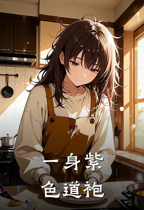 一身紫色道袍