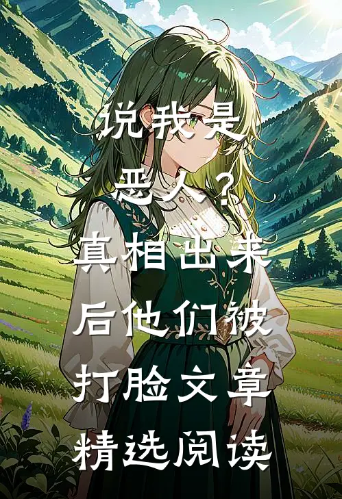 说我是恶人？真相出来后他们被打脸文章精选阅读