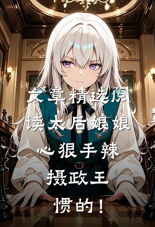 文章精选阅读太后娘娘心狠手辣，摄政王惯的！