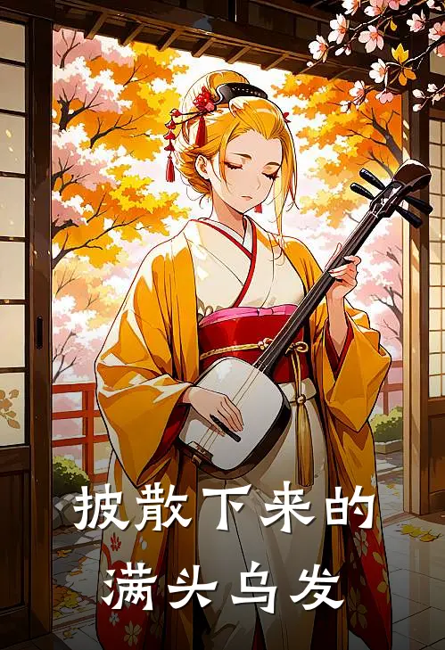 披散下来的满头乌发