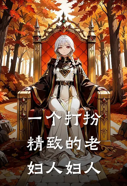 一个打扮精致的老妇人妇人