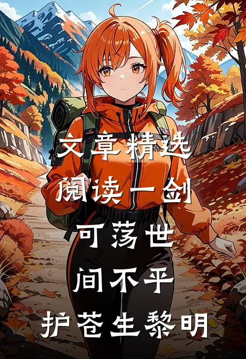 文章精选阅读一剑，可荡世间不平，护苍生黎明