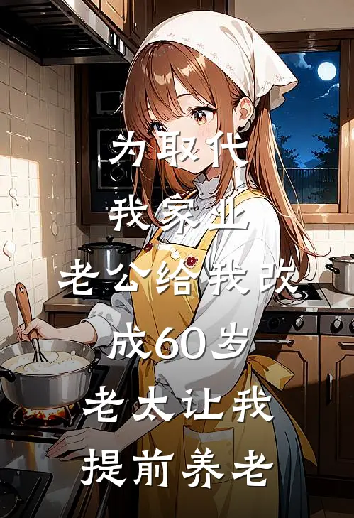 为取代我家业，老公给我改成60岁老太让我提前养老