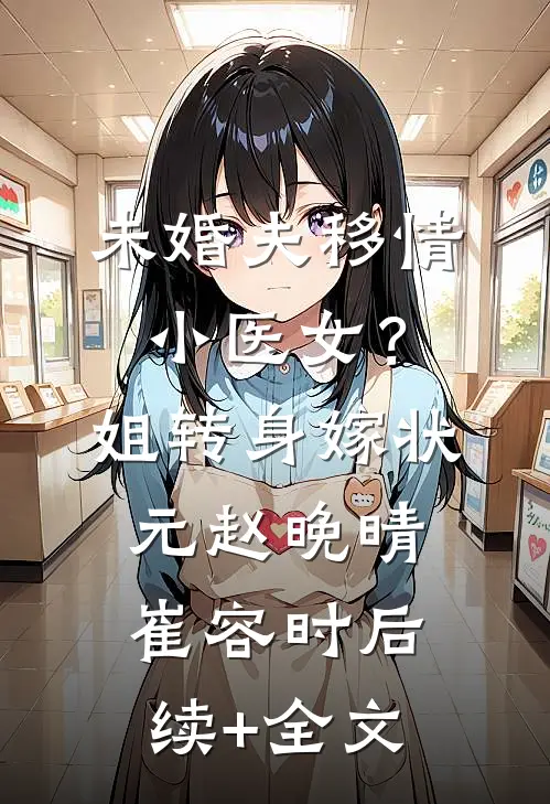未婚夫移情小医女？姐转身嫁状元赵晚晴崔容时后续+全文