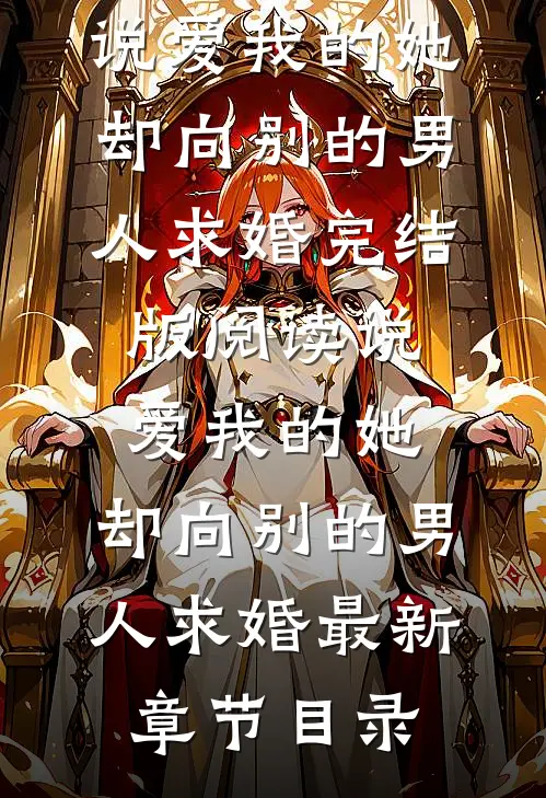 《说爱我的她，却向别的男人求婚》完结版阅读《说爱我的她，却向别的男人求婚》最新章节目录