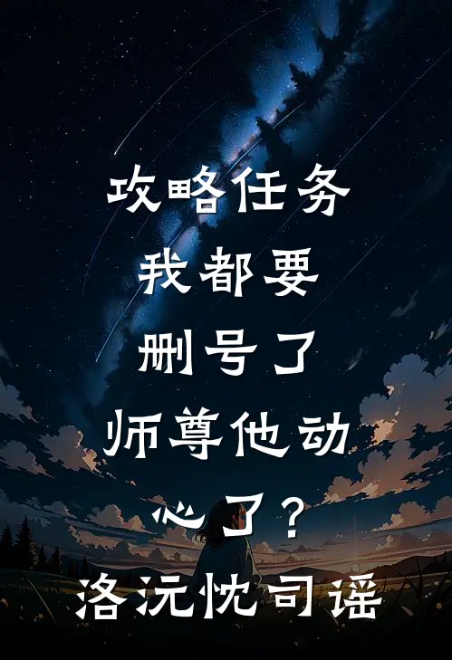 攻略任务：我都要删号了，师尊他动心了？洛沅忱司谣
