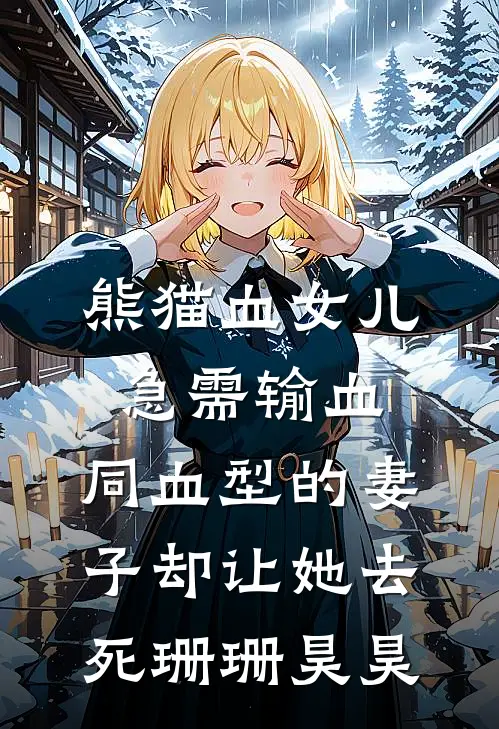 熊猫血女儿急需输血，同血型的妻子却让她去死珊珊昊昊